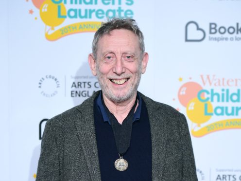 Michael Rosen was admitted to hospital in March (Ian West/PA)