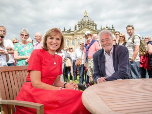 Fiona Bruce and David Battie (BBC/PA)