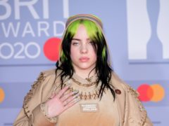 Billie Eilish’s mother joked she once considered taking the star to therapy over her obsession with Justin Bieber (Ian West/PA)