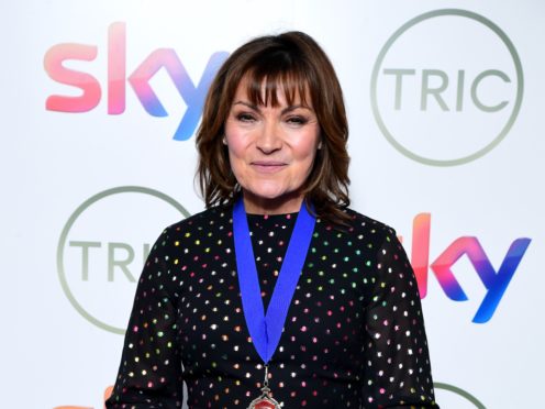Lorraine Kelly said her dog is a stress-buster(Ian West/PA)