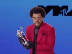 Canadian singer The Weeknd won the coveted video of the year during the MTV VMAs (MTV/PA)