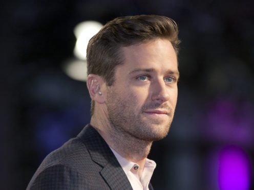 Armie Hammer stars in Death On The Nile (Isabel Infantes/PA)