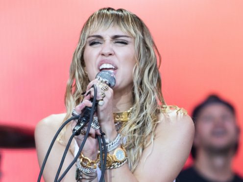 Miley Cyrus (Aaron Chown/PA)