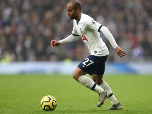 Lucas Moura is shown gatecrashing a stadium tour in the latest clip released from Tottenham’s Amazon Prime Video documentary (Bradley Collyer/PA)
