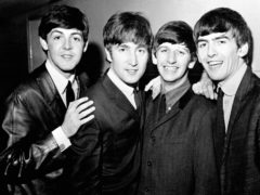 The Beatles left to right, Paul McCartney, John Lennon, Ringo Starr and George Harrison (PA)