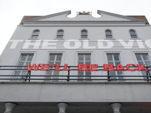 The Old Vic theatre in central London (Dominic Lipinski/PA)