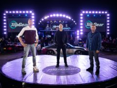 Top Gear hosts Freddie Flintoff, Paddy McGuinness and Chris Harris (BBC)