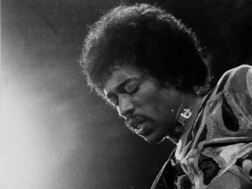 Jimi Hendrix on stage (PA)