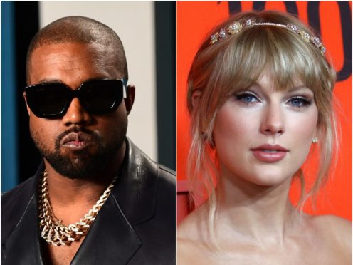 Kanye West has promised to help Taylor Swift acquire control of her master recordings (Ian West/Greg Allen/PA)