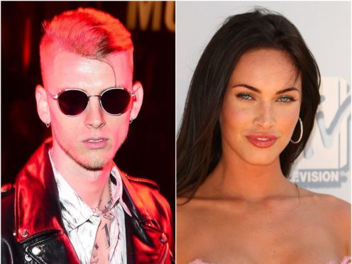 Machine Gun Kelly said it was love at first sight with girlfriend Megan Fox as he opened up on their whirlwind romance (Ian West/PA)
