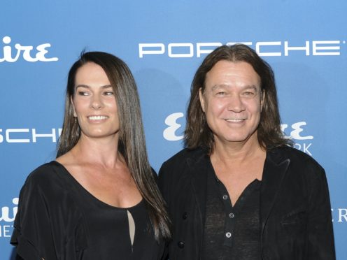 Eddie Van Halen’s wife, Janie Liszewski, has paid an emotional tribute to the late rock star (Evan Agostini/Invision/AP, File)