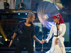 Max George and Dianne Buswell (Guy Levy/BBC)