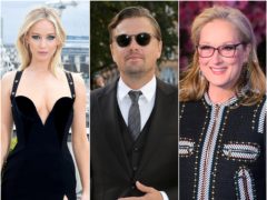 Leonardo DiCaprio, Timothee Chalamet and Meryl Streep are among the A-listers who have joined the star-studded cast of Netflix’s Don’t Look Up, which will also feature Jennifer Lawrence (Isabel Infantes/Ian West/PA)