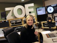 BBC Radio 2 Breakfast Show presenter Zoe Ball (BBC/PA)