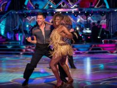 Clara Amfo and Aljaz Skorjanec in Strictly Come Dancing (BBC/PA)