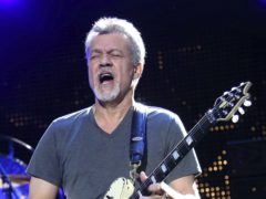 Eddie Van Halen’s son has paid a touching tribute to the late rock great, saying it has been ‘really hard’ following his death (Greg Allen/Invision/AP, File)