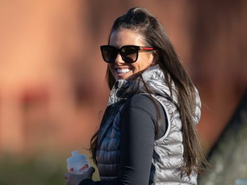 Rebekah Vardy arrives for Dancing On Ice rehearsals (Joe Giddens/PA)