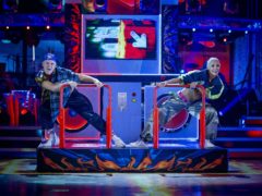 Jamie Laing and Karen Hauer on Strictly (Guy Levy/BBC)