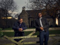 Kevin Mathurin and Emile John in Emmerdale (Mark Bruce/ITV/PA)