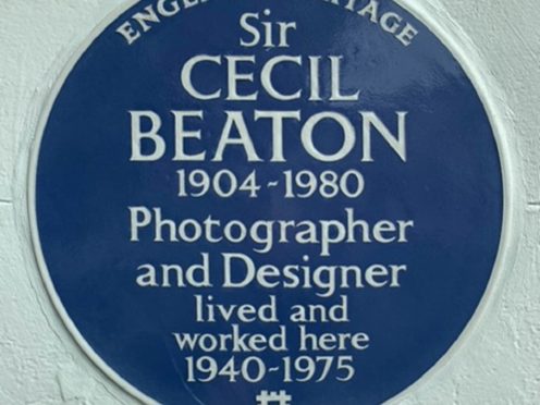 The Cecil Beaton plaque (English Heritage)