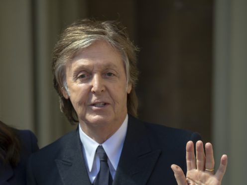 Sir Paul McCartney (Steve Parsons/PA)