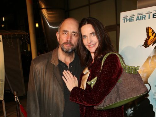 Actor Richard Schiff and his wife, Sheila Kelley (Ian West/PA)