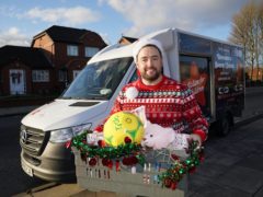 Comedian Jason Manford, who has joined the Action for Children team in support of the Secret Santa campaign which supports vulnerable children at Christmas (Jon Super/PA)