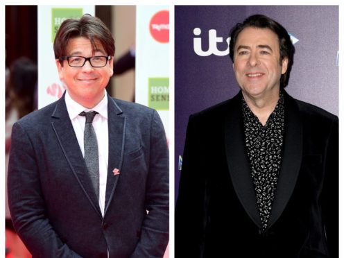 Michael McIntyre and Jonathan Ross (PA)