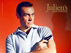 A pistol used by Sir Sean Connery in the first James Bond film Dr No has sold at auction for 256,000 dollars (£190,000) (Julien’s Auctions/PA)