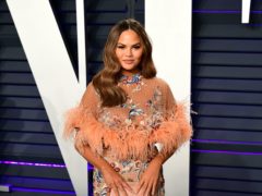 Chrissy Teigen could not hide her glee after Donald Trump was banned from Twitter (Ian West/PA)