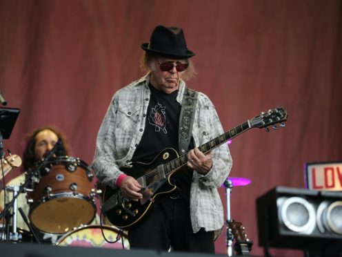 Neil Young performing at British Summer Time in Hyde Park, London (Isabel Infantes/PA)