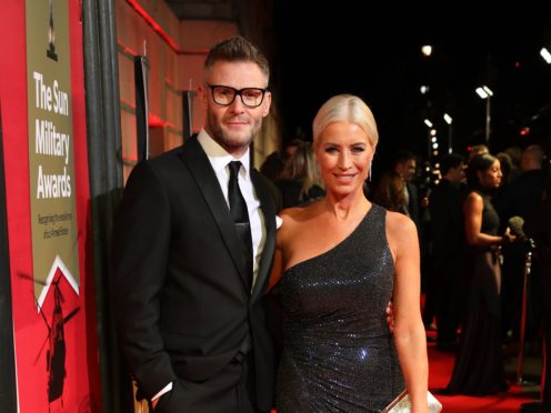 Eddie Boxshall and Denise van Outen (David Parry/PA)