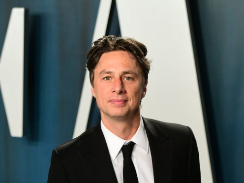 Zach Braff is set to star alongside Gabrielle Union in a Cheaper By The Dozen remake for Disney+ (Ian West/PA)