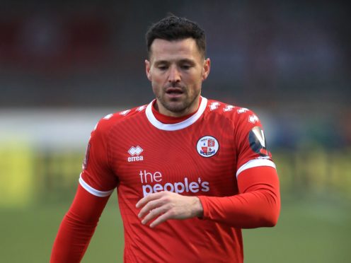 Former Towie star Mark Wright made his debut for Crawley Town FC at the weekend (Adam Davy/PA)