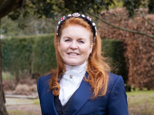 Sarah, Duchess of York promoting her Mills & Boon romance book (HarperCollins/PA)
