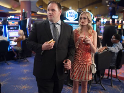 Ethan Suplee and Sara Paxton in a still from Twin Peaks (Suzanne Tenner/SHOWTIME)