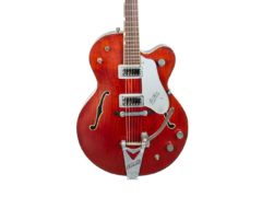 Rare guitars used by musicians including George Harrison, Bono and Tom Petty are going under the hammer for charity (Julien’s Auctions/PA)