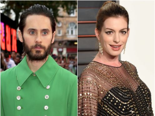Jared Leto and Anne Hathaway will star in an Apple TV+ drama about the office space start-up WeWork (PA)