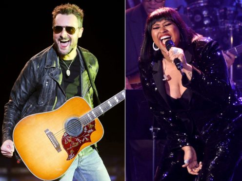 Eric Church, left, and Jazmine Sullivan (Chris Pizzello/Invision/AP, File)