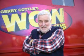 Gerry Cottle, centre, has died (PA)