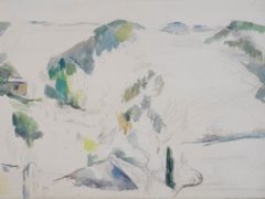 Paul Cezanne’s Mountainous Landscape (Courtauld)