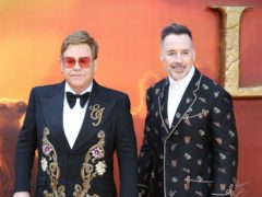 Sir Elton John and David Furnish (Jonathan Brady/PA)