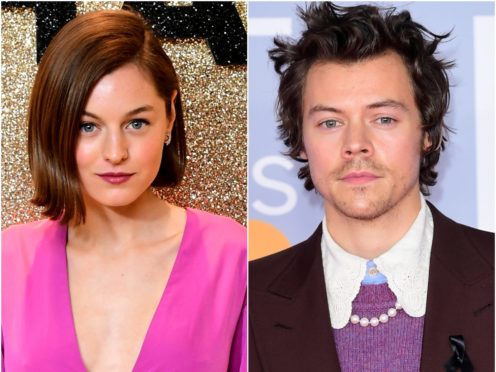 The Crown’s Emma Corrin will star opposite Harry Styles in Amazon’s romantic drama My Policeman (PA)