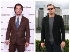 Matthew McConaughey and Leonardo DiCaprio (PA)