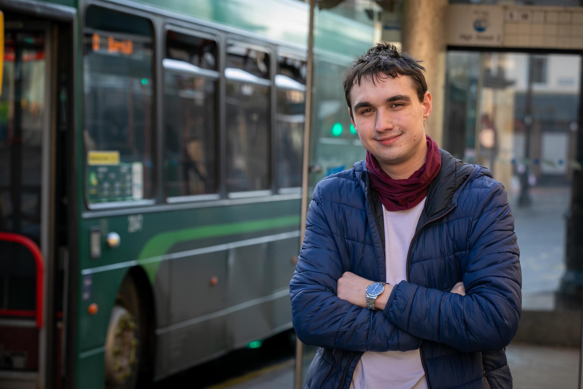 Young bus enthusiast to walk 50 miles in effort to raise money for charity - Vimarsana News