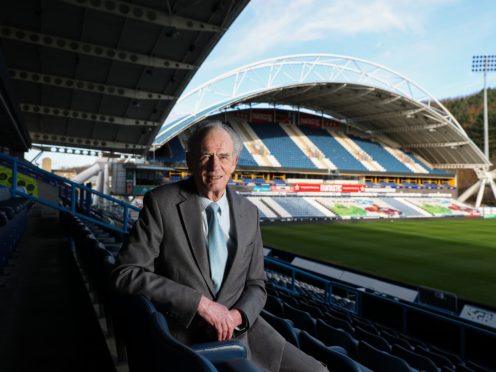 Ken Davy in the stands at Huddersfield (Alex Whitehead/SWpix.com/PA)