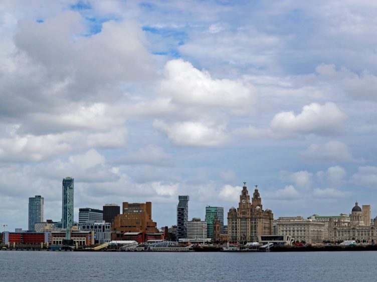 The River Mersey and Liverpool’s waterfront (Peter Byrne/PA)