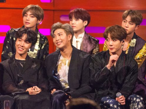K-pop superstars BTS have condemned anti-Asian racism following a spike in violence across the US (Tom Haines/PA)