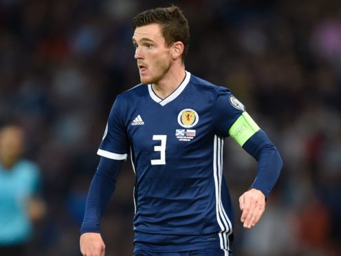Scotland skipper Andy Robertson is pleased to be back with his international team-mates (Ian Rutherford/PA)