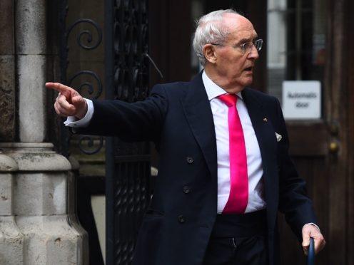 Sir Frederick Barclay (Kirsty O’Connor/PA)